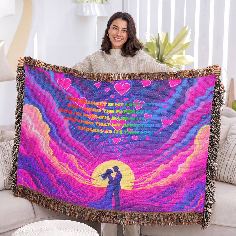 Wrapped in Love: Cozy Blanket for Her