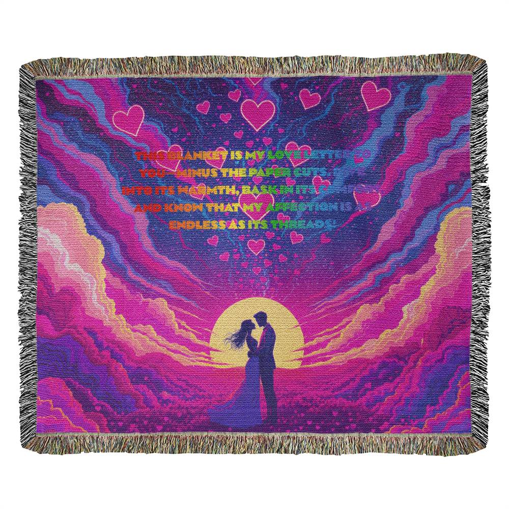 Wrapped in Love: Cozy Blanket for Her