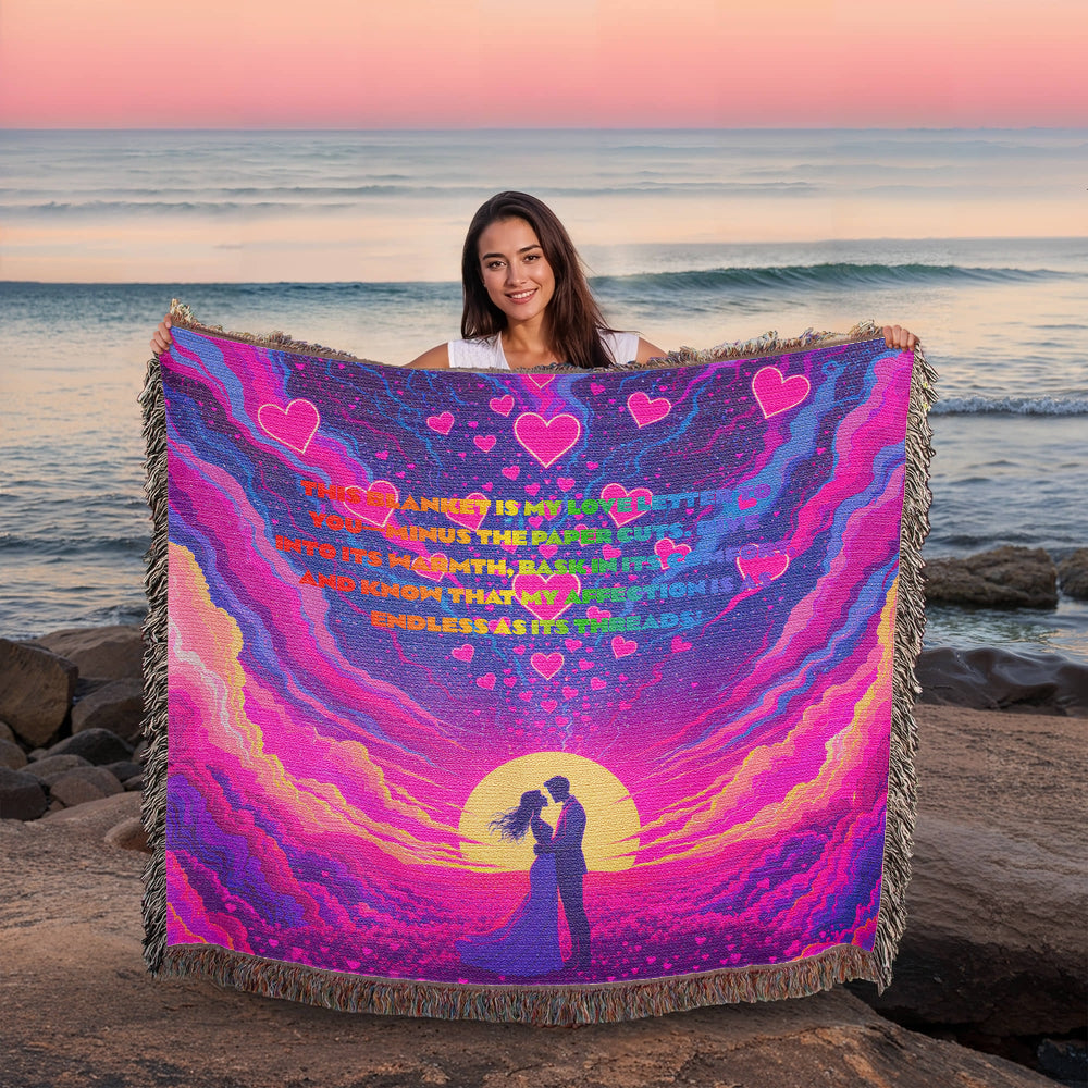 Wrapped in Love: Cozy Blanket for Her