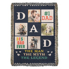 Best Dad Ever - Woven Blanket