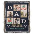 Best Dad Ever - Woven Blanket