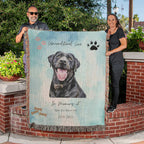 Forever in Our Hearts – Personalized Dog Memorial Blanket