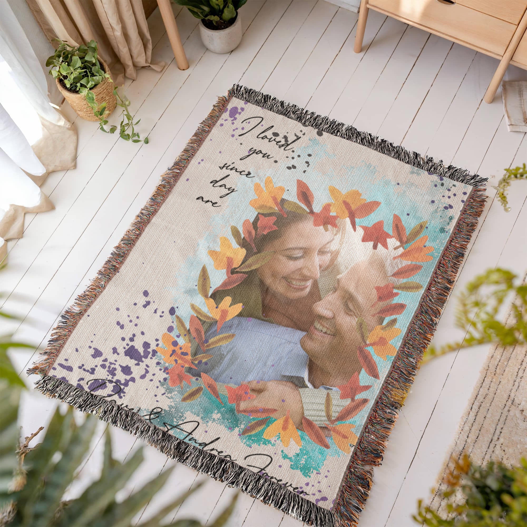 Cozy in Love – Custom Blanket for Couples