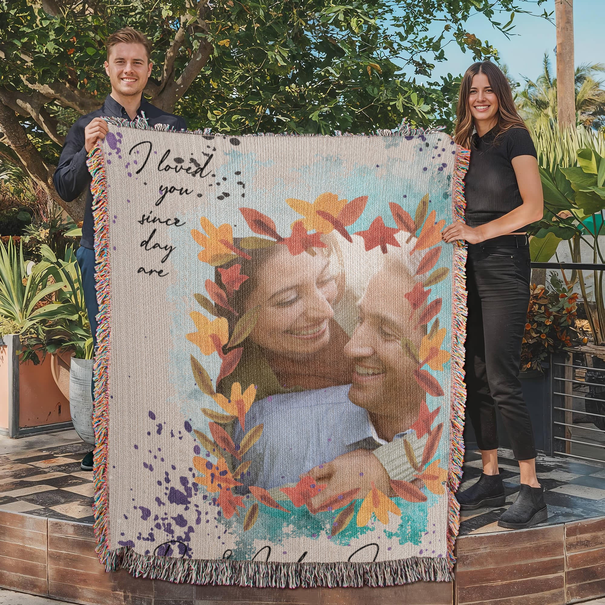 Cozy in Love – Custom Blanket for Couples
