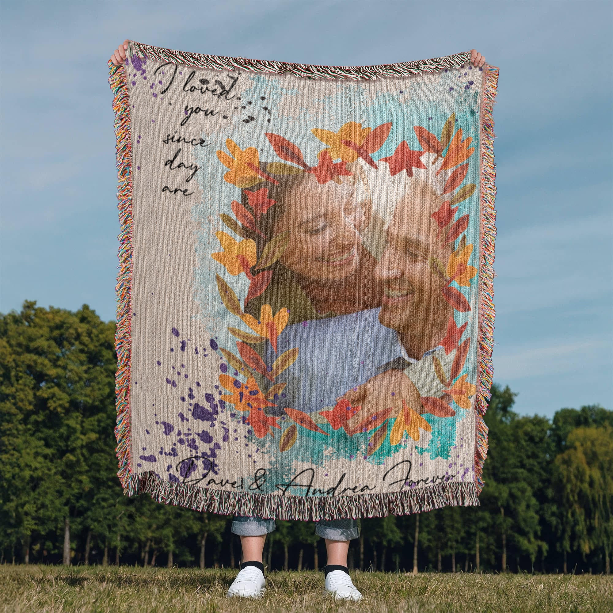 Cozy in Love – Custom Blanket for Couples