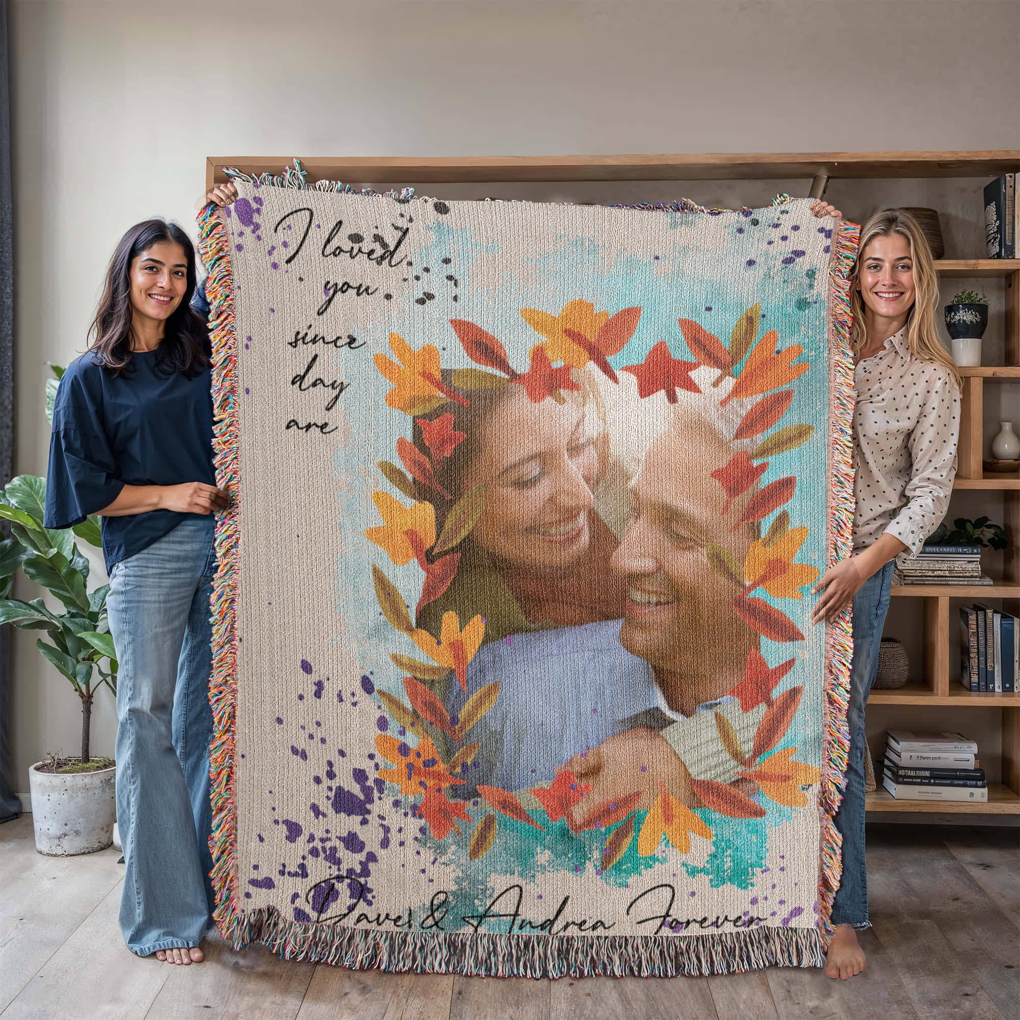 Cozy in Love – Custom Blanket for Couples