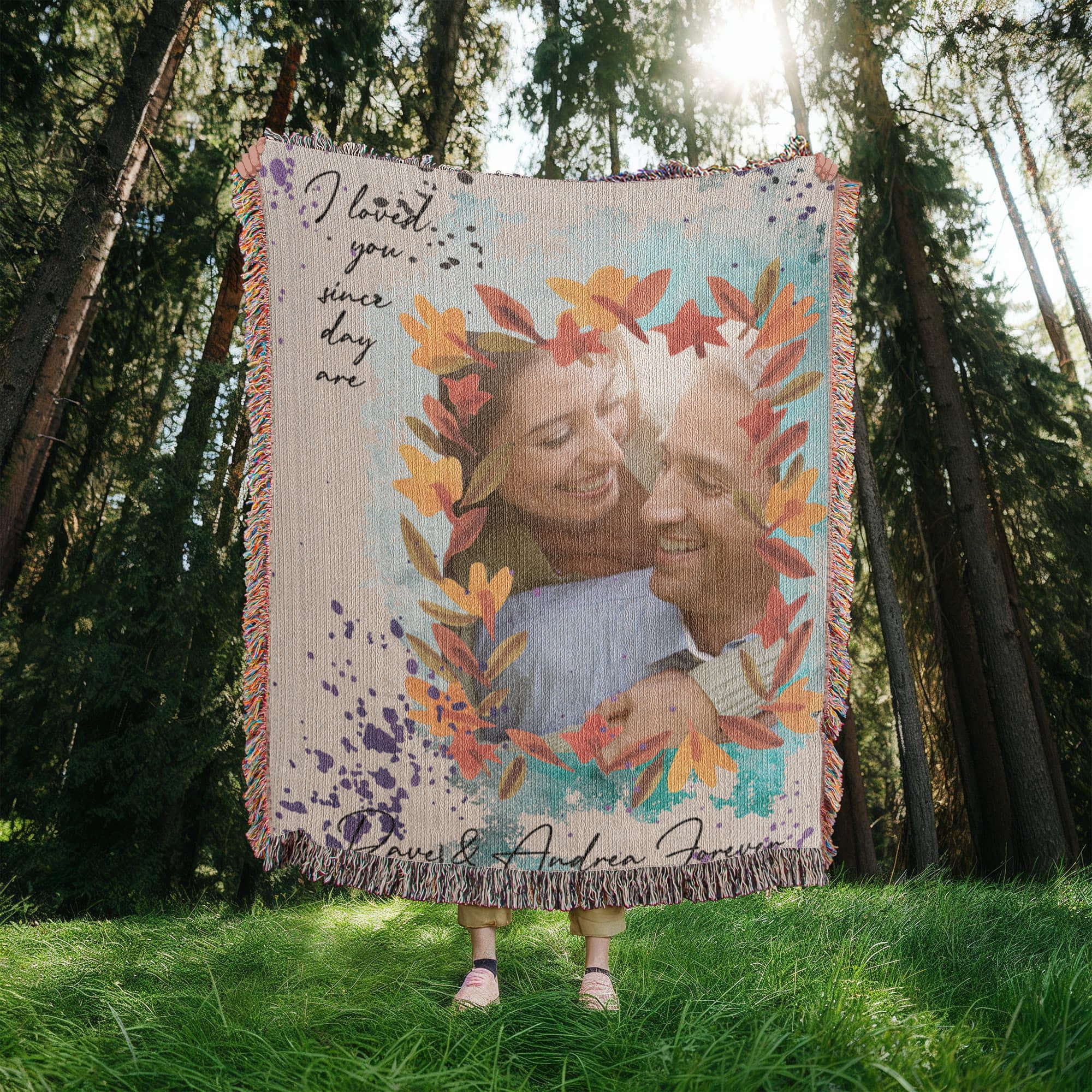 Cozy in Love – Custom Blanket for Couples