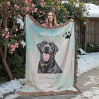 Forever in Our Hearts – Personalized Dog Memorial Blanket