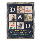 Best Dad Ever - Woven Blanket